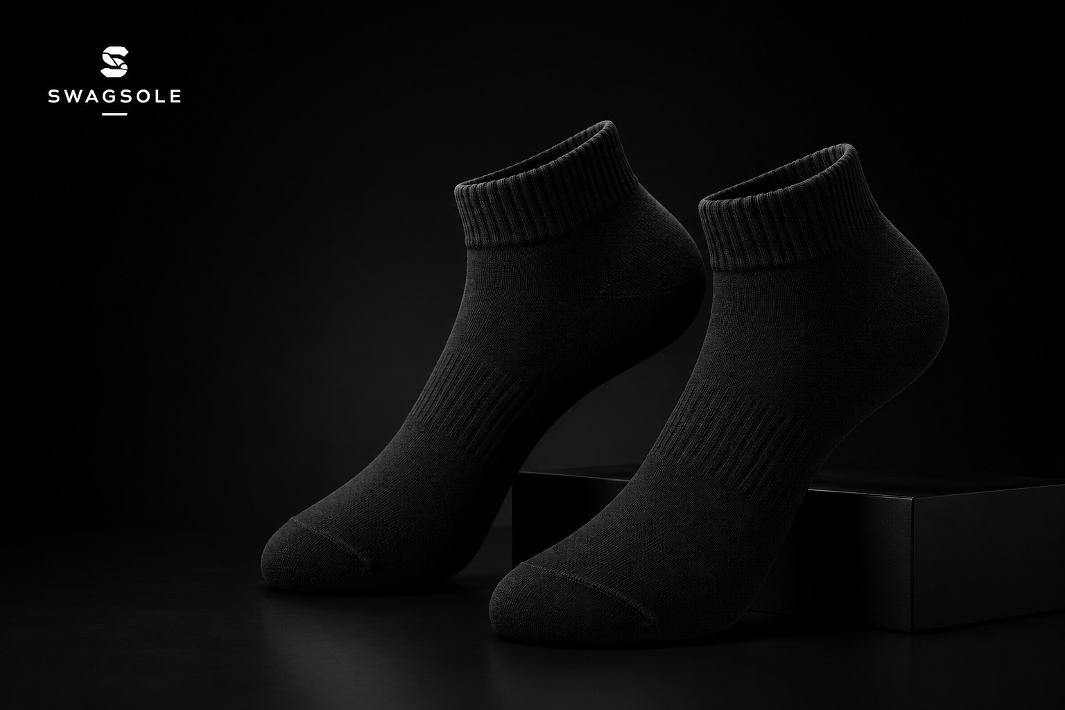 SwagSole Pure Cotton Ankle Socks for Men & Women | Solid Colors