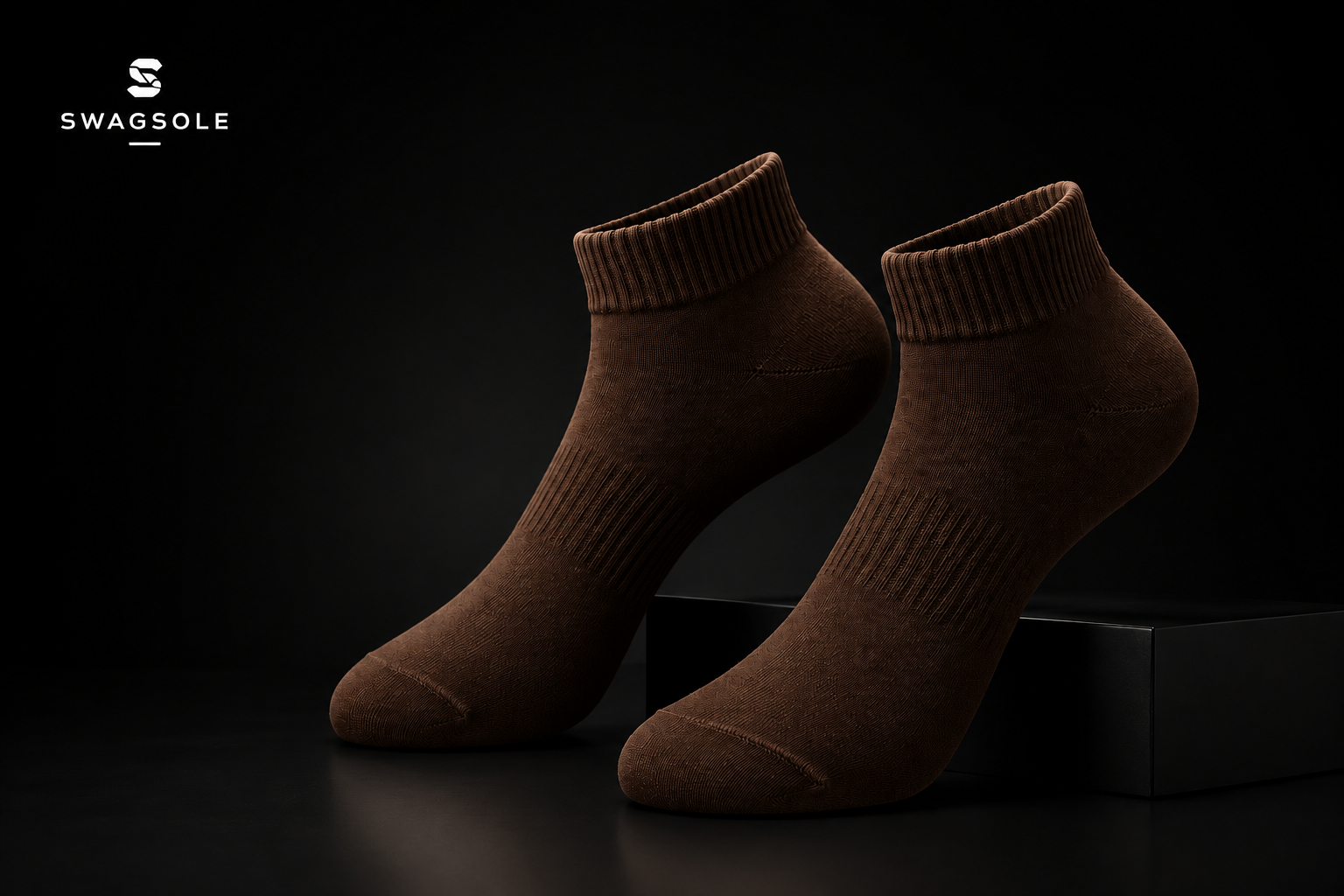 SwagSole Pure Cotton Ankle Socks for Men & Women | Solid Colors