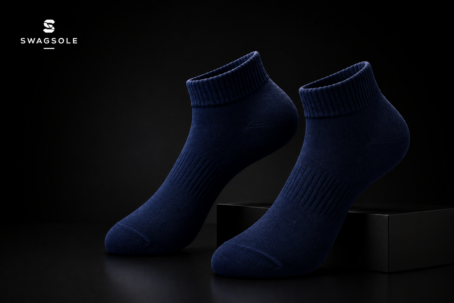 SwagSole Pure Cotton Ankle Socks for Men & Women | Solid Colors