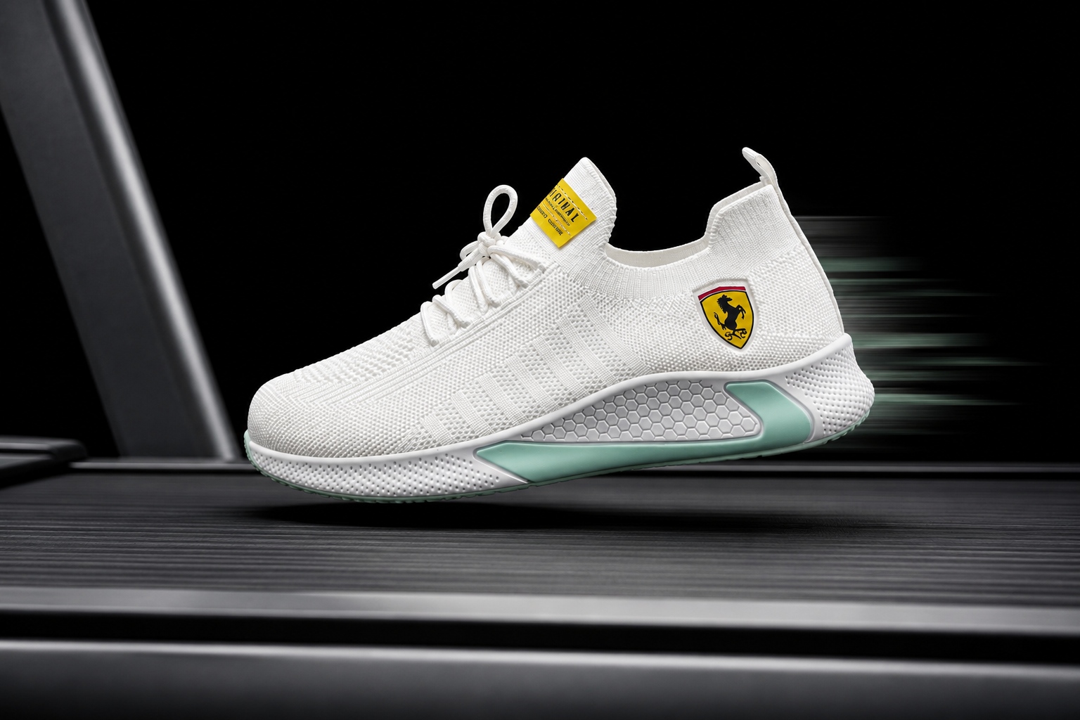SWAGSOLE Luxury Inspired White Comfort Trainers | Sixty ml