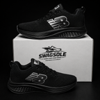 SWAGSOLE Urban Active Black Sports Shoes | Neo bond series