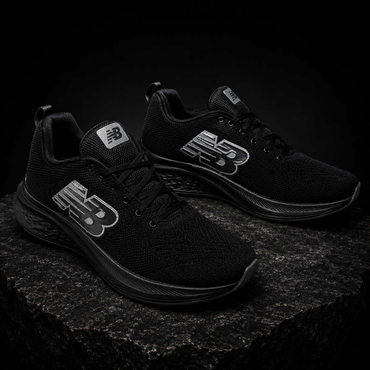 SWAGSOLE Urban Active Black Sports Shoes | Neo bond series
