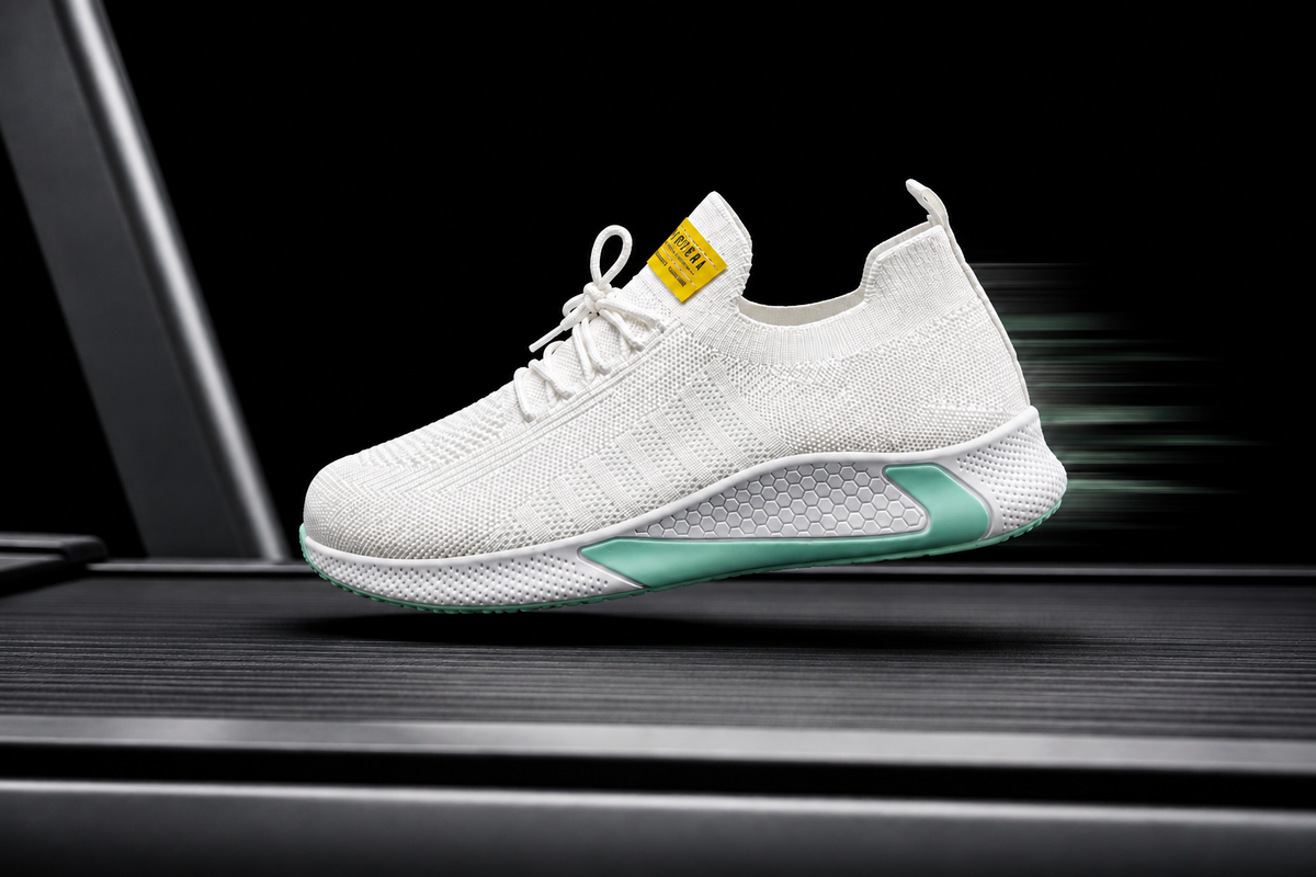 SWAGSOLE Luxury Inspired White Comfort Trainers | Sixty ml