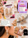 SwagSole Royal Peacock Meenakari Jhumka Earrings | Traditional Festive Wear