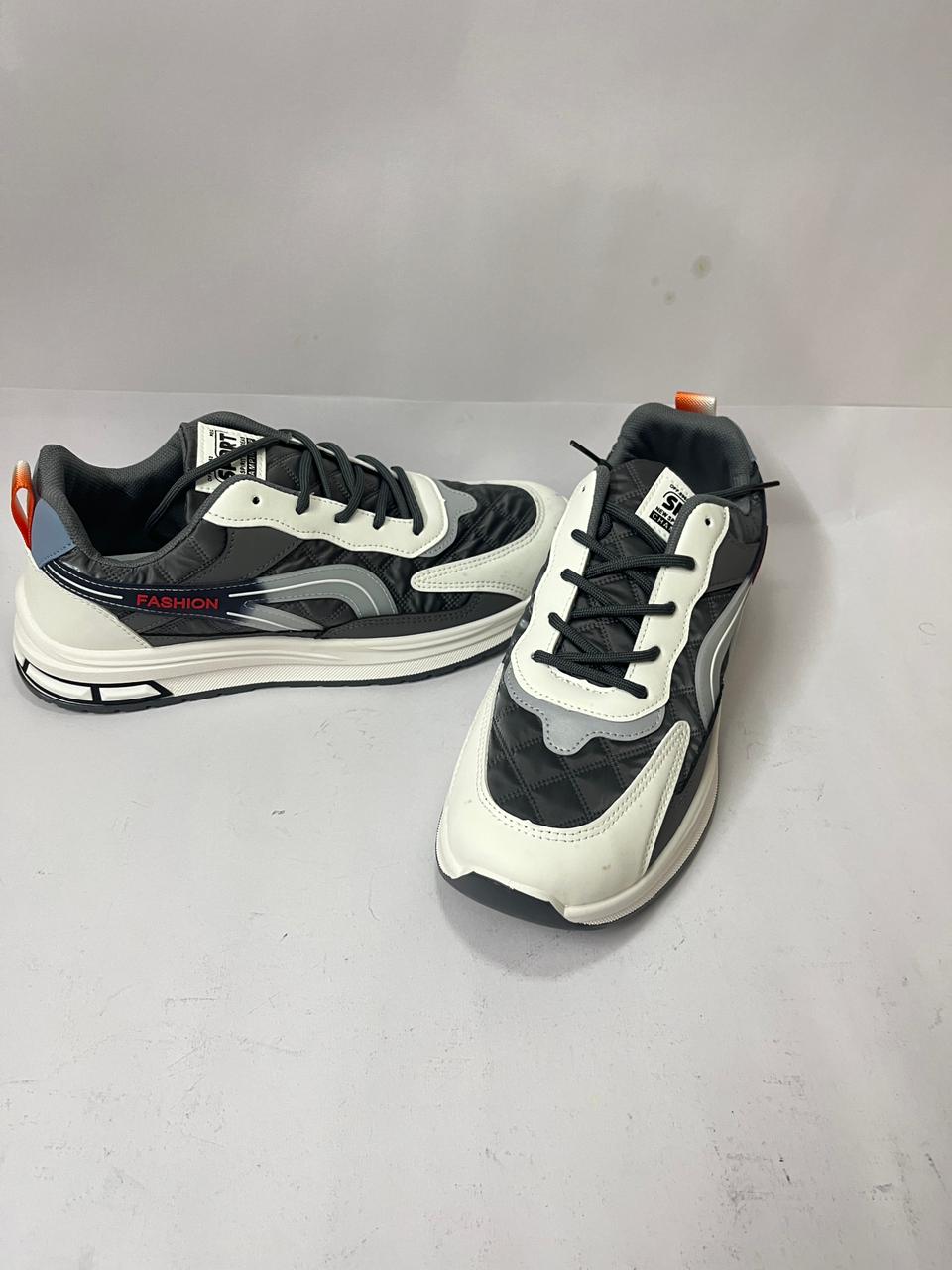 SWAGSOLE Limited Edition | Lightweight Casual Sports Shoes | Grey & White