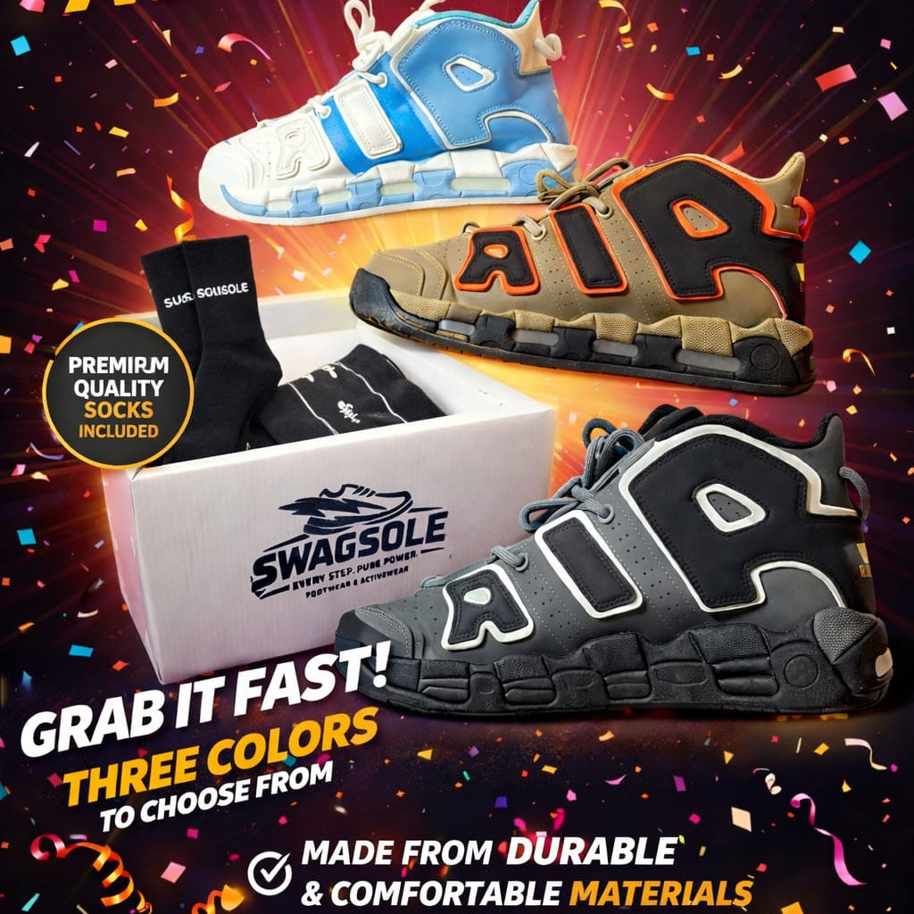 SWAGSOLE Boot Sports Shoes for Men & Women | Cushioned Air Sole | Free Socks Included | Bevon Series