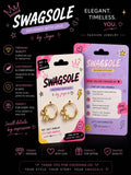 Gold Bow Hoop Earrings - Swagsole Classic Anti-Tarnish Statement Jewelry