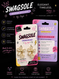 Pearl Heart Gold Flower Dangle Earrings - Swagsole Premium Lightweight Fashion Jewelry