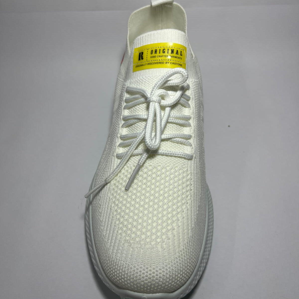SWAGSOLE Luxury Inspired White Comfort Trainers | Sixty ml